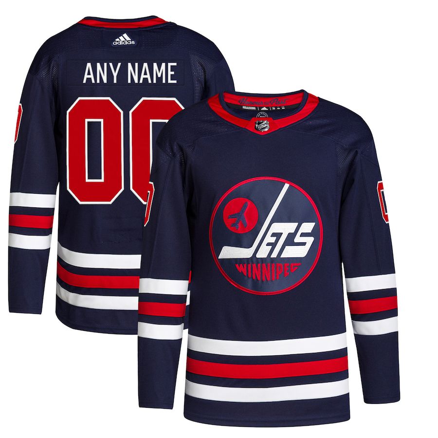 Men Winnipeg Jets adidas Alternate Primegreen Authentic Pro Custom NHL Jersey